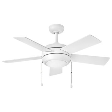 Hinkley Croft 42" Integrated LED Indoor Ceiling Fan, Chalk White