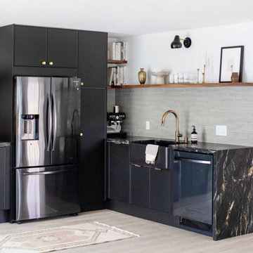 The Awkward Angle Kitchen -after