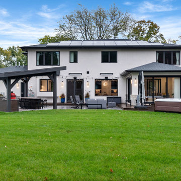 Backside of Custom Home