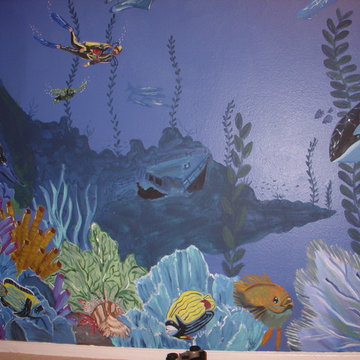 Playing under the sea
