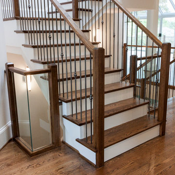 Project #44 | Contemporary Staircase with Skylit Stairwell