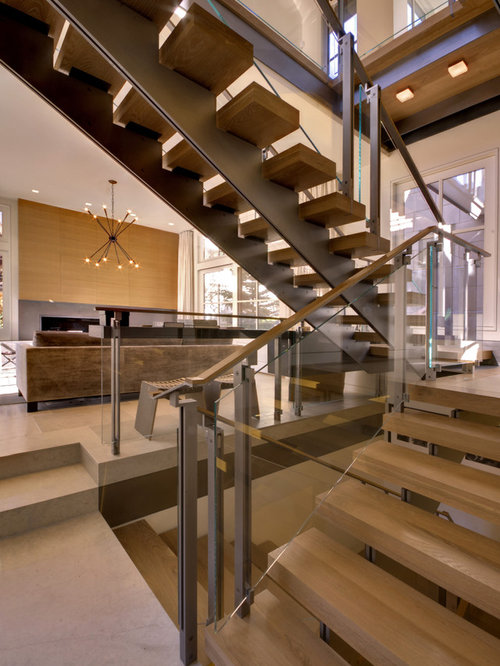 Open Tread Stair Ideas, Pictures, Remodel and Decor