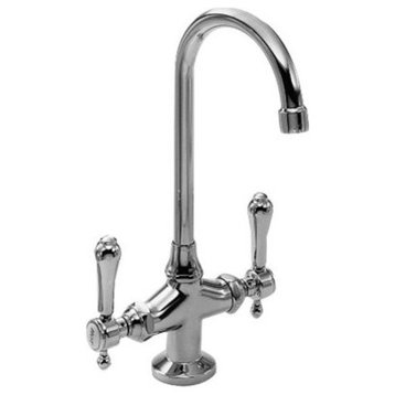 Newport Brass 1038 Double Handle Bar Faucet - Polished Chrome