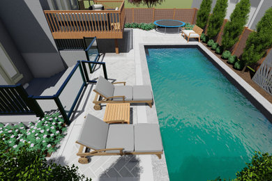 2022 Design Gallery - Backyard Pool Landscape Design