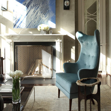 Transitional Living Room