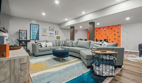 Family’s Colorful Renovated Basement Brings the Fun
