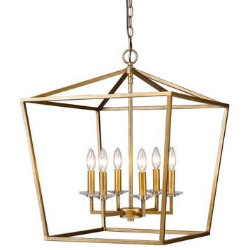 Acclaim Kennedy 6-Light Pendant IN11130AG, Antique Gold