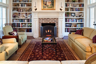 Country living room photo in Atlanta