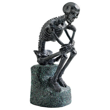 Skeleton Thinker Statue