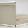 Manhattan Comfort Empire Bed Frame, Cream, Queen