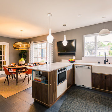 Mid-Century Inspired Modern Kitchen