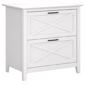 Scranton & Co 2 Drawers Contemporary Wood File Cabinet in Oak