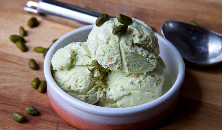 Aux fourneaux : Une crème glacée à la pistache sans sorbetière