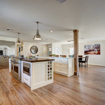 Industrial farmhouse style meets a Nichols Hills ranch