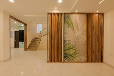 Family room - contemporary family room idea in Hyderabad