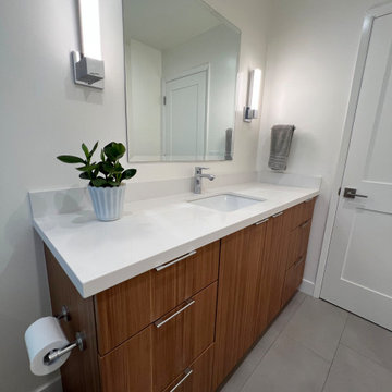 Clean and Minimal Master Bath