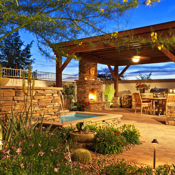 Outdoor Living Stone Veneer Fireplace - Coronado Stone Veneer