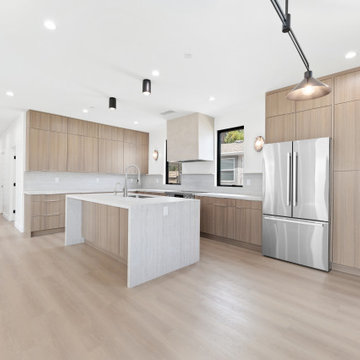 Custom Modern New Construction Home with Mid-Century Rooflines