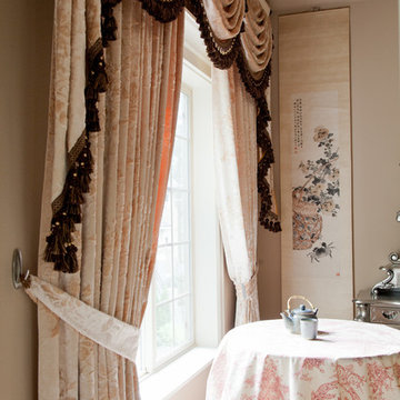 Valance curtains with swags and tails by celuce.com