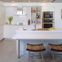 White Acrylic, Denver - Kitchen Cabinetry
