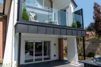 Inspiration for a modern terrace in Cheshire.