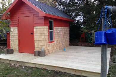 Home design - craftsman home design idea in Boston