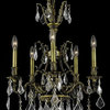 Elegant Lighting 9605D21AB/RC Monarch Collection Floor Lamp
