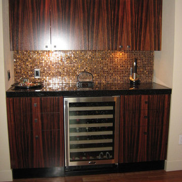 Madagascar Ebony Exotic Hardwood Home Bar