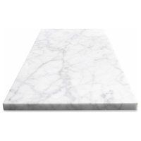 6x12 Carrara Venato Marble Subway Tile Honed Bianco White Carrera, 100 sq.ft.