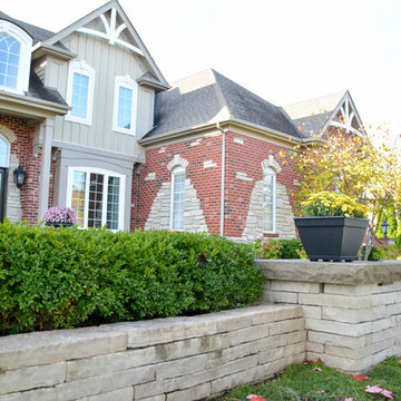 McHenry Front Landscaping Entryway