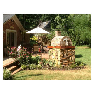 The Shiley Family Wood Fired Brick Pizza Oven in SC - Craftsman ...