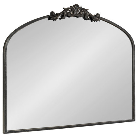 Arendahl Traditional Arch Mirror, Black, 36"x29"