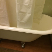 The dangeous tiny bathroom!  HELP!!!