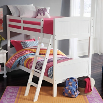 Twin over twin bunk kids bed