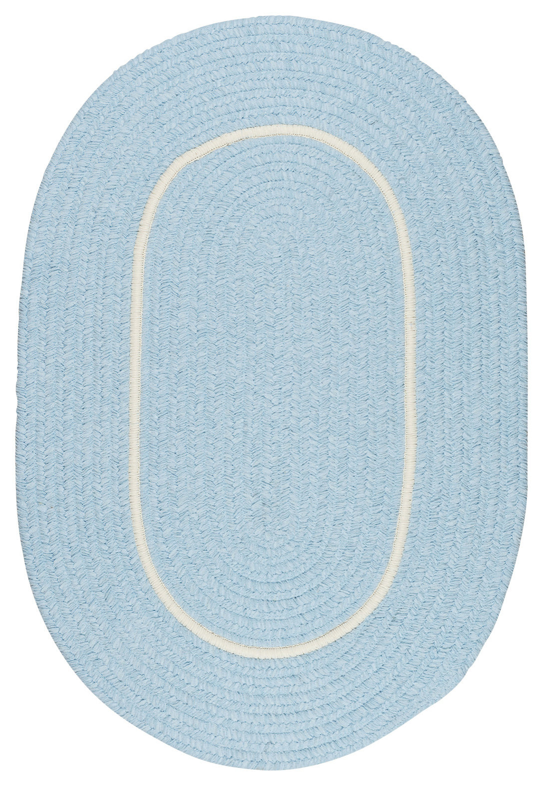 Colonial Mills Silhouette Sl15 Sky Blue Area Rugs, 2x4 Oval ...