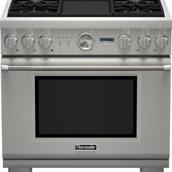 Thermador - Thermador PRD364JDGU 36" Pro Series Pro Grand Com'l Depth Dual Fuel Range - Gas Ranges And Electric Ranges