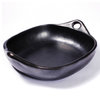 Ancient Cookware, Clay Square Roasting Chamba Pan, 8x11x2.25