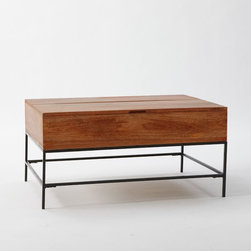 Industrial Storage Coffee Table - Coffee Tables