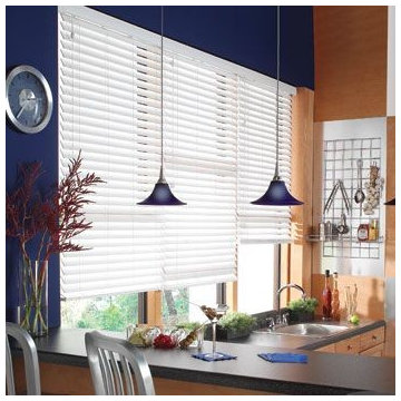 Glossy White Blinds