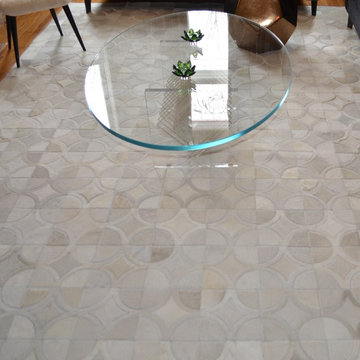 White Leather Rugs