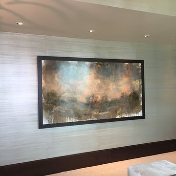 Nashville Penthouse Master Bedroom Walls and Ceiling Inset