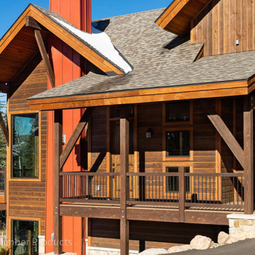 Duplex Built in an Extreme climate using ranchwood™ Siding
