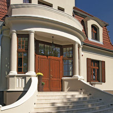 double doors entrace