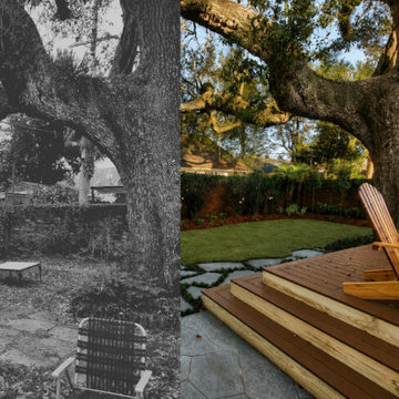 Audubon Boulevard Live Oak Garden | Before & After