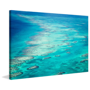 "Ocean Rocks" Painting Print on Wrapped Canvas