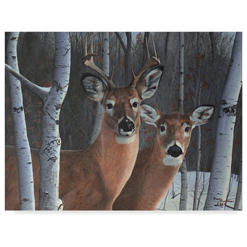 Rusty Frentner 'Deer Magic' Canvas Art, 24"x18"