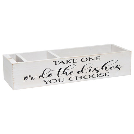 Elegant Designs Pantry Picks Kitchen Countertop Organizer, White HG2034-WWH