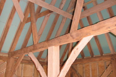 Restoration and rebuilding of barn to create family home, Chart Sutton, Kent