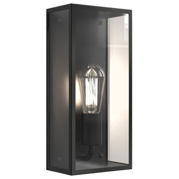 Astro Messina, Dimmable Outdoor Wall Light (Textured Black)