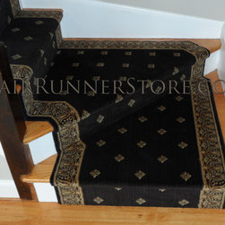Pie Steps Stair Runner Installations - Hall And Stair Runners